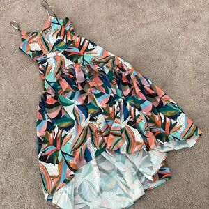 Tropical Dress Xs River Collection 100% Polyester
